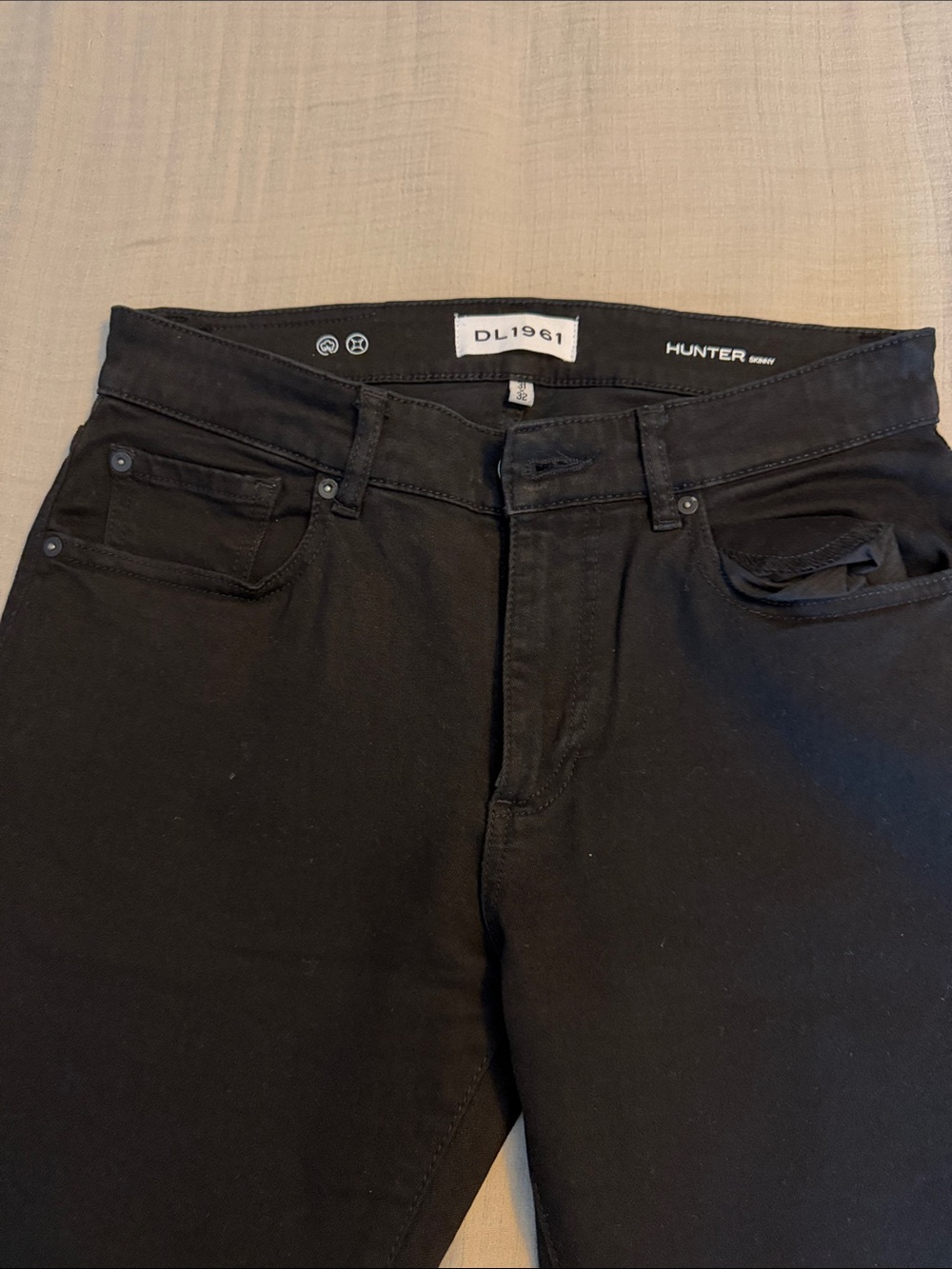 DL1961 Hunter Slim Skinny Jeans - Black